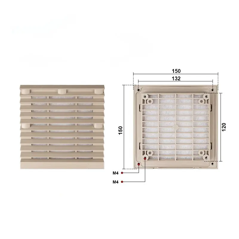 Okno wentylacyjne szafki Okno wentylacyjne szafki