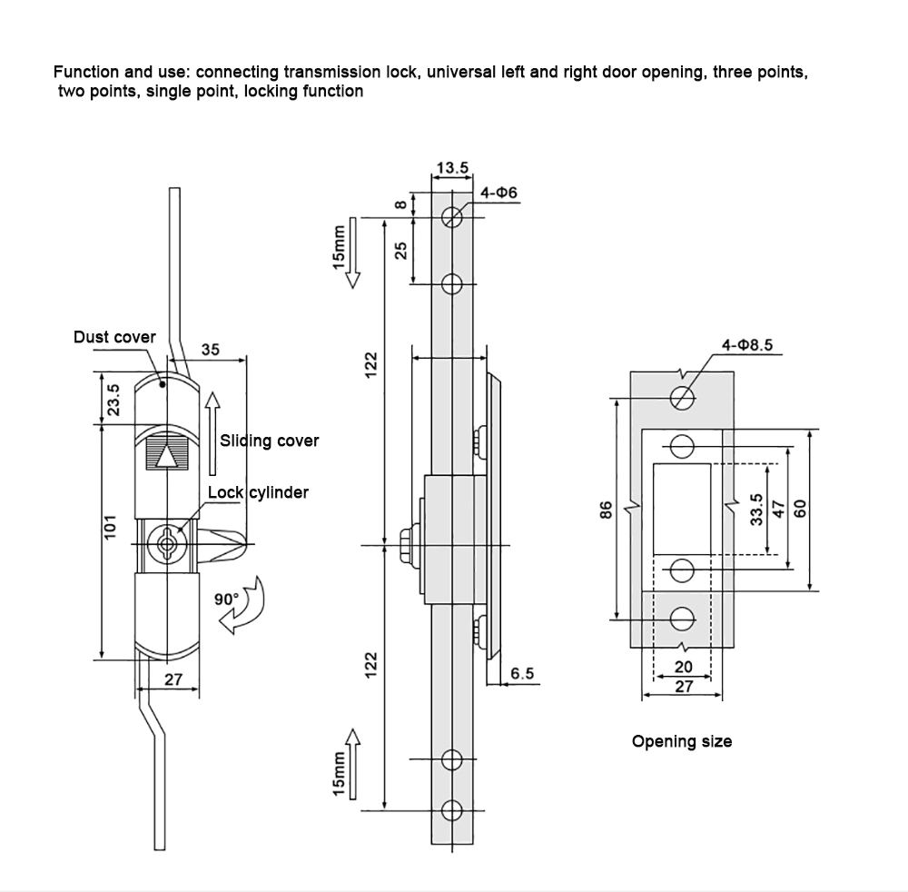 Stainless Steel Connecting Rod Lock