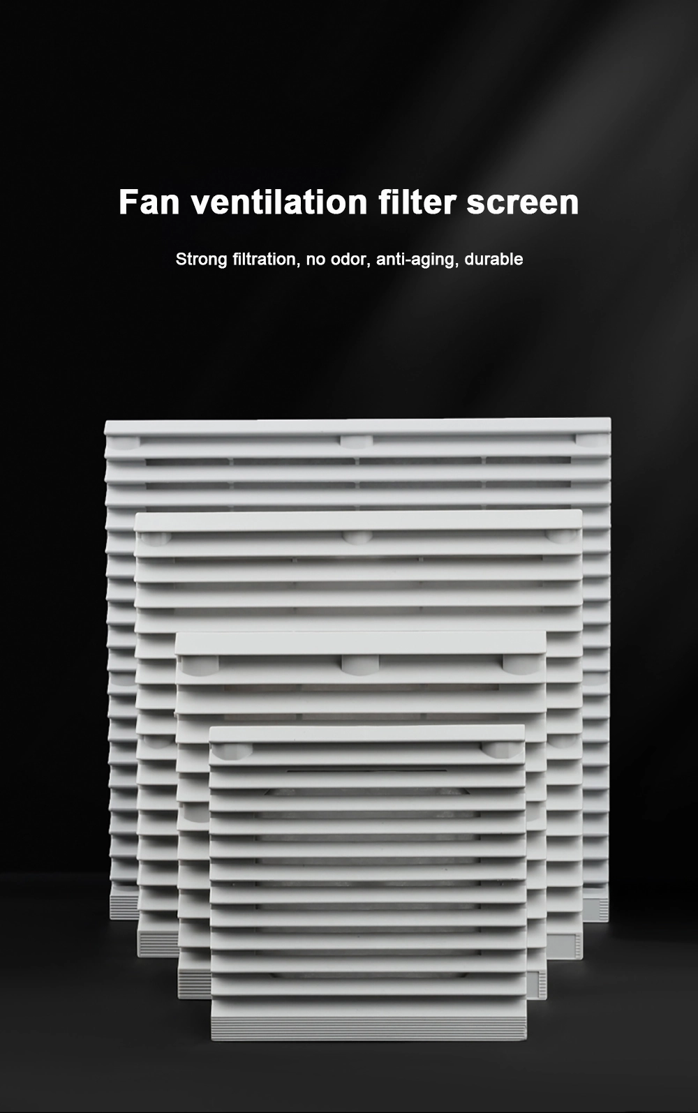 Louvered Cabinet Ventilation Window