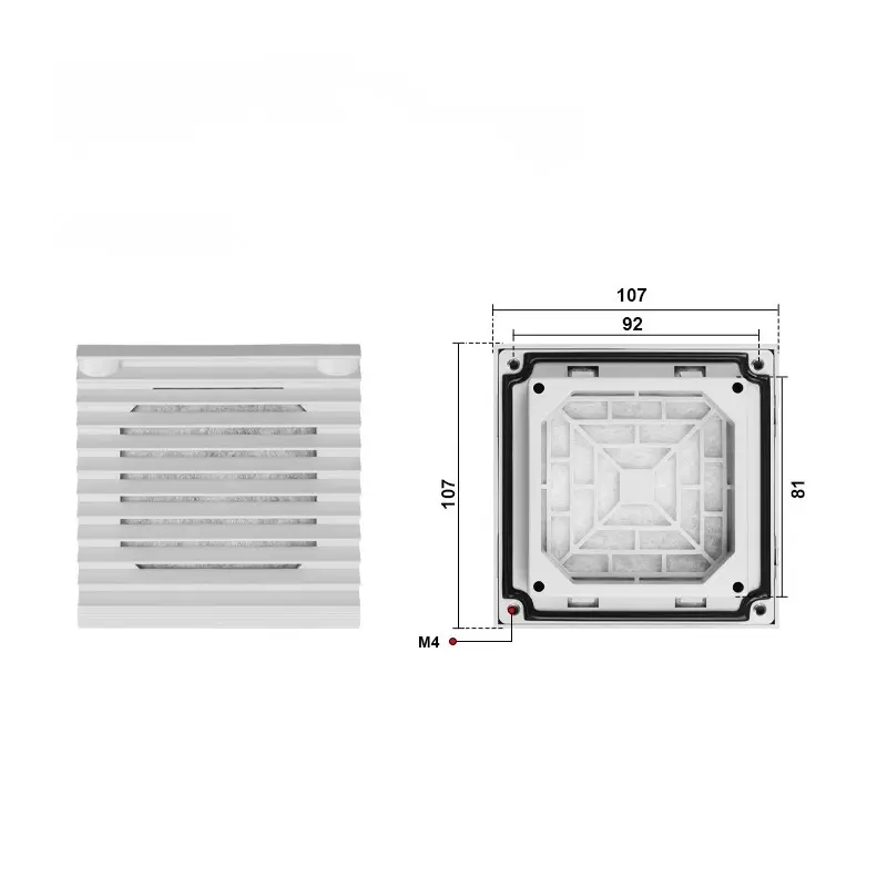 Separacja siatek przeciwpyłowych Separacja siatek przeciwpyłowych